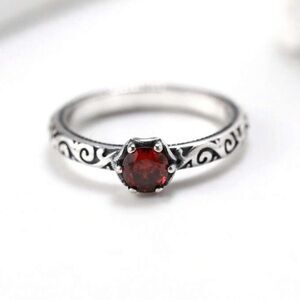 James Avery (inspired) birthstone ring (January)